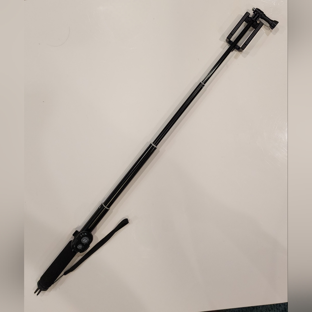 23" Selfie Stick For Iphone, Phone Collapsible Telescopic Pole - Remote Untested